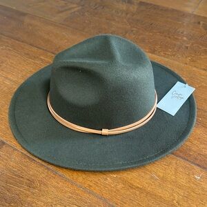 Crown Vintage Felt Panama Hat NEW